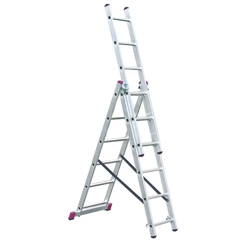 Лестница Corda трехсекционная универсальная 3х6 ступеней