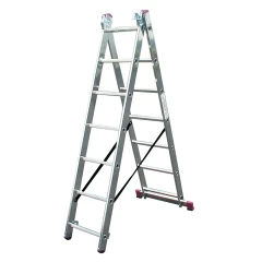 Лестница Corda трехсекционная универсальная 3х7 ступеней