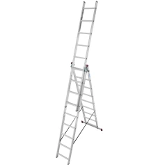 Лестница Corda трехсекционная универсальная 3х9 ступеней