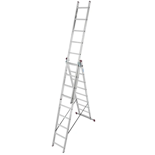 Лестница Corda трехсекционная универсальная 3х9 ступеней