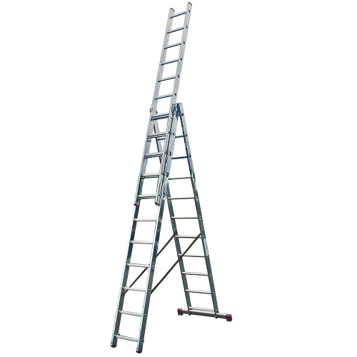 Лестница Corda трехсекционная универсальная 3х11 ступеней