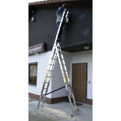 Лестница Corda трехсекционная универсальная 3х11 ступеней