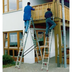 Лестница Corda трехсекционная универсальная 3х11 ступеней