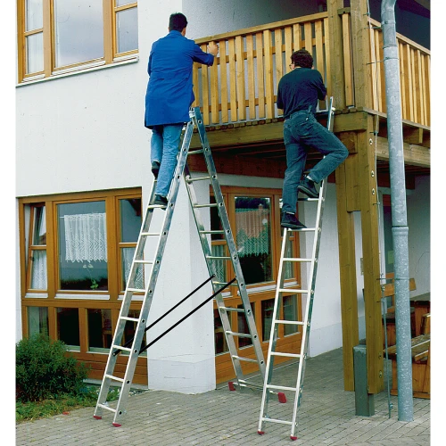 Лестница Corda трехсекционная универсальная 3х11 ступеней