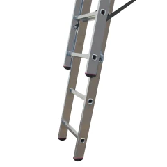 Лестница Corda трехсекционная универсальная 3х8 ступеней, с доп. функцией