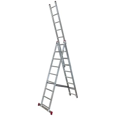 Лестница Corda трехсекционная универсальная 3х9 ступеней, с доп. функцией
