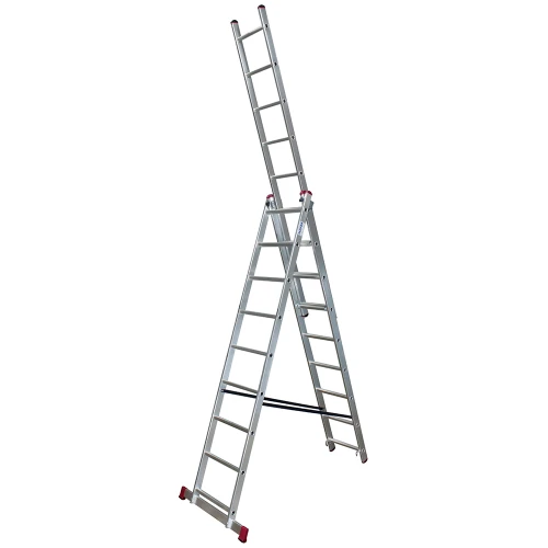 Лестница Corda трехсекционная универсальная 3х9 ступеней, с доп. функцией