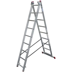 Лестница Corda трехсекционная универсальная 3х9 ступеней, с доп. функцией