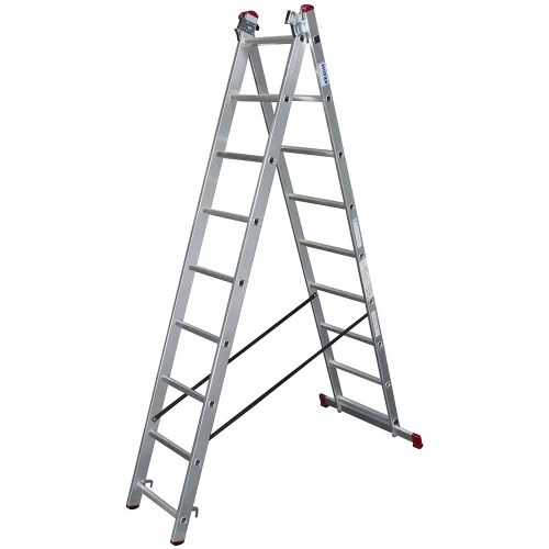 Лестница Corda трехсекционная универсальная 3х9 ступеней, с доп. функцией