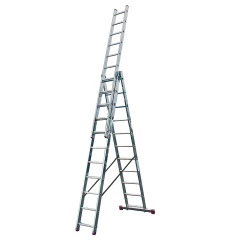 Лестница Corda трехсекционная универсальная 3х11 ступеней, с доп. функцией