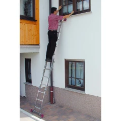 Лестница алюминиевая трансформер Corda 4х3 ступени