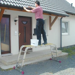 Лестница алюминиевая трансформер Corda 4х3 ступени