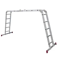 Лестница алюминиевая трансформер Corda 4х5 ступеней