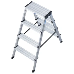 Стремянка Dopplo алюминиевая двухсторонняя 4 ступени