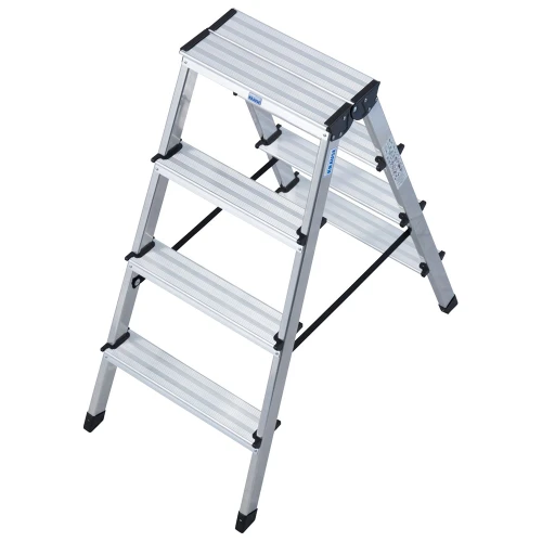 Стремянка Dopplo алюминиевая двухсторонняя 4 ступени