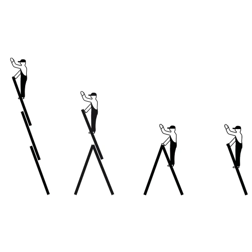 Лестница Tribilo трехсекционная универсальная 3х8 ступеней