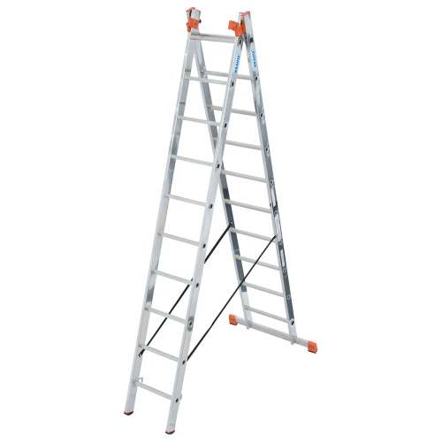 Лестница Tribilo трехсекционная универсальная 3х10 ступеней