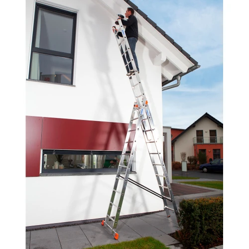 Лестница Tribilo трехсекционная универсальная 3х10 ступеней