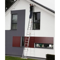 Лестница Tribilo трехсекционная универсальная 3х10 ступеней