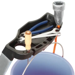 Стремянка Safety алюминиевая 6 ступеней, с большой полкой