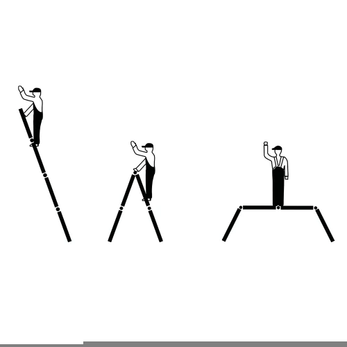 Лестница алюминиевая трансформер Multimatic 4х3 ступени