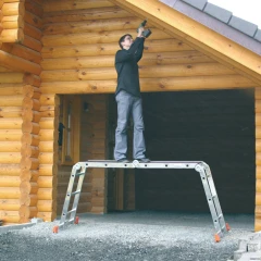 Лестница алюминиевая трансформер Multimatic 4х3 ступени