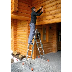 Лестница алюминиевая трансформер Multimatic 4х3 ступени