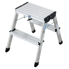Стремянка Treppy алюминиевая двухсторонняя 2 ступени