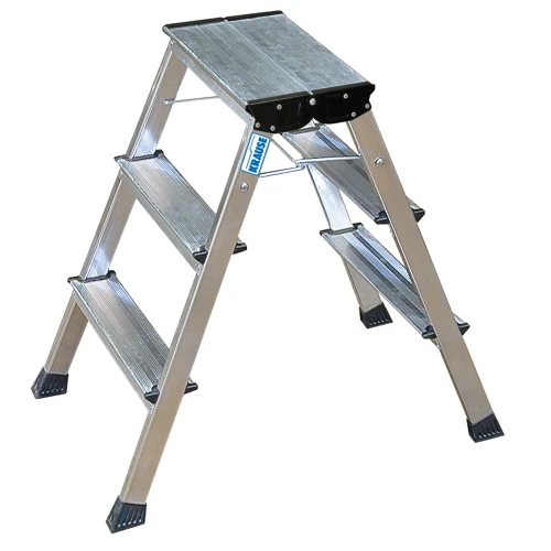 Стремянка Rolly алюминиевая двухсторонняя 3 ступени