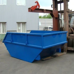 Контейнер для мусора металлический К-10 для КГМ, 8 м3