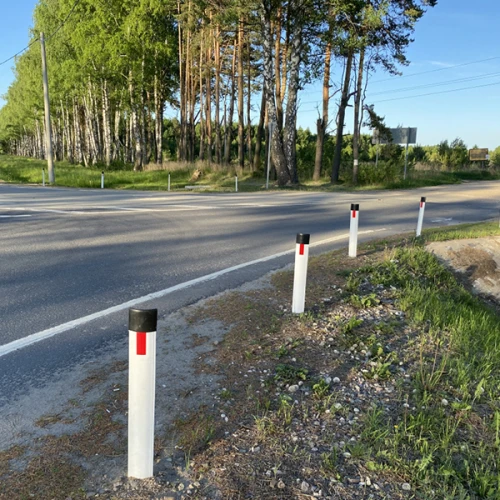 Столбик сигнальный дорожный пластиковый С3 гибкий                            ГОСТ Р 32843 - 2014