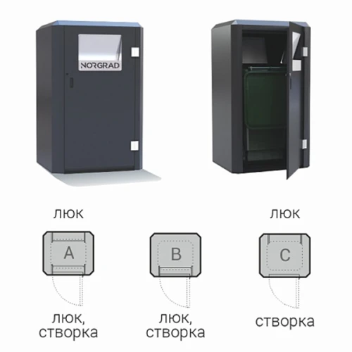 Модуль для сбора ТКО, Urban 0.24