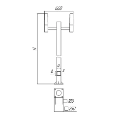 Светодиодный светильник Norled Urban Duo 4200х600х250 мм