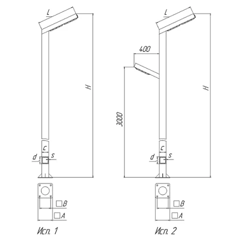 Светодиодный светильник Norled City Slope