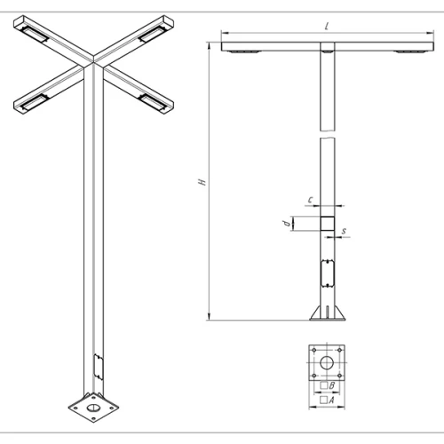 Светодиодный светильник Norled City Quadro