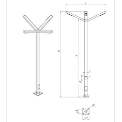 Светодиодный светильник Norled City Slope Quadro