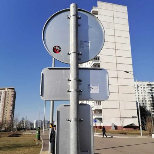 Стойка оцинкованная диаметр 57 мм, высота 3 метра