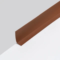 Гибкий плинтус без клея 65 мм коричневый, 6м