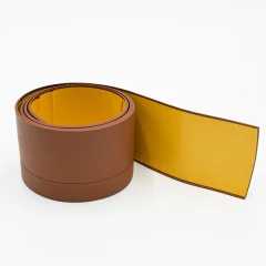 Гибкий плинтус без клея 65 мм коричневый, 25м