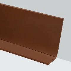 Гибкий плинтус без клея 65 мм коричневый, 3м