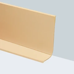 Гибкий плинтус без клея 65 мм бежевый, 12,5м