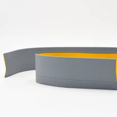 Гибкий плинтус без клея 65 мм серый, 12,5м