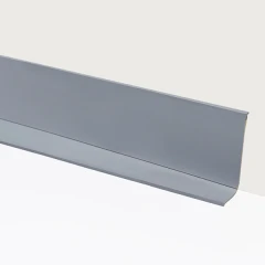 Гибкий плинтус без клея 65 мм серый, 12,5м