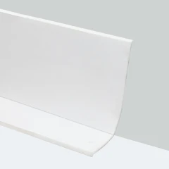 Гибкий плинтус без клея 65 мм белый, 25м