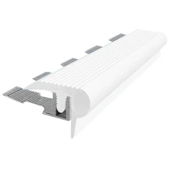 Закладной противоскользящий профиль Flex Mini 2,7 м + база 8 мм белый