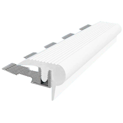 Закладной противоскользящий профиль Flex Mini 2,7 м + база 8 мм белый