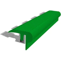 Закладной противоскользящий профиль Flex Mini 2,7 м + база 8 мм зеленый