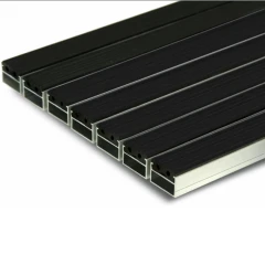 Грязезащитная алюминиевая решетка экстрим резина, 26мм