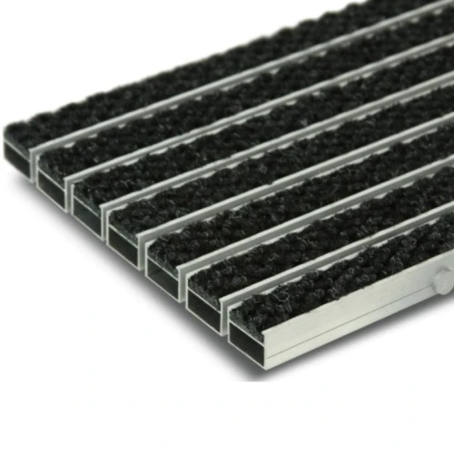 Грязезащитная алюминиевая решетка стандарт текстиль, 20мм