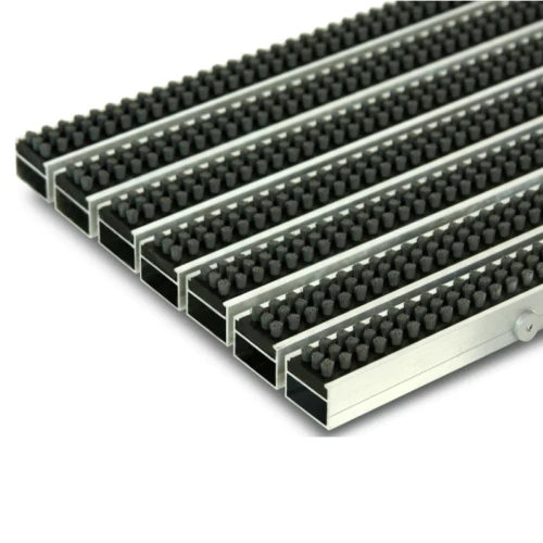 Грязезащитная алюминиевая решетка стандарт щетка, 20мм